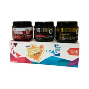 Real Natura Kit Mini Cronograma Capilar 3Xmasc. 200Ml