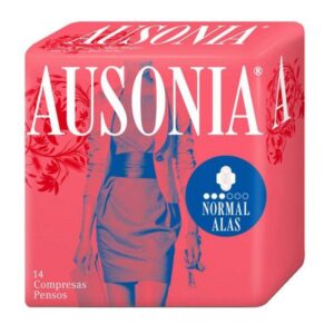 Ausonia Seda Normal Com Abas 14 Unid.