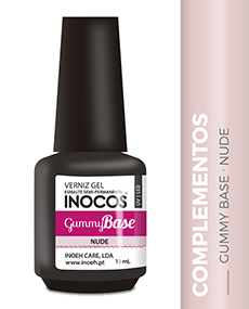 Inocos Verniz Gel Gummy Base Nude 15Ml