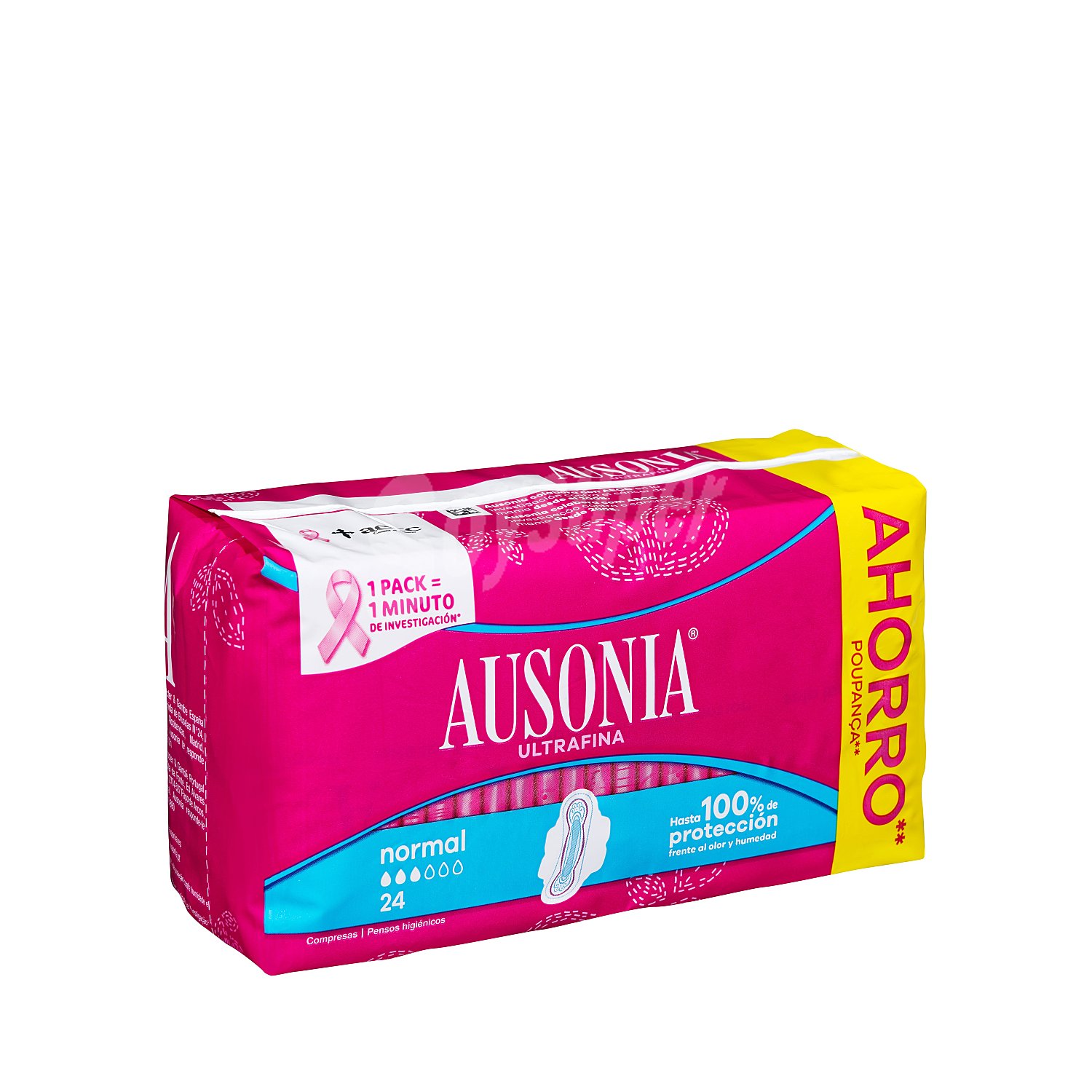 Ausonia Normal Com Abas 24 Unid.