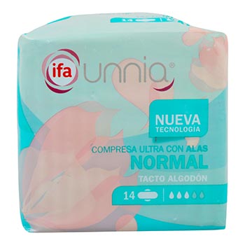 Ifa Unnia Pensos Higiénicos Ultra Abas 14Unid