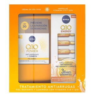 Nivea Pack Q10 Dia FP30 50Ml + Ampolas Q10Energy 7 Unid