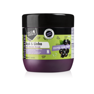 Real Natura Máscara Super Hair Food Açai Linho 500Ml