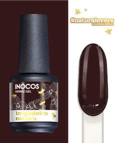 Inocos Verniz Gel Brigadeiro Natura Lovers 15Ml