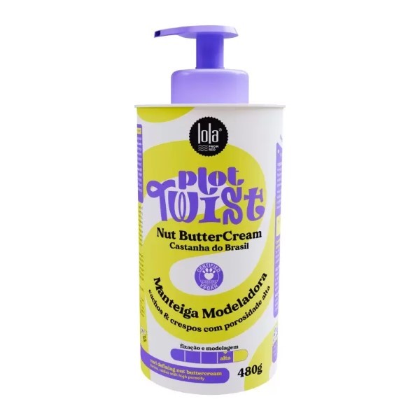 Lola Plot Twist Nut Butter Cream Manteiga Modeladora 480Gr