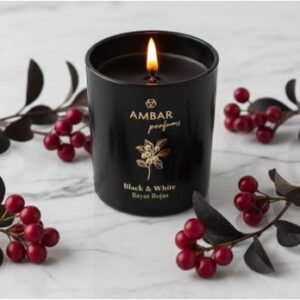 Ambar Vela Black&White Bayas Rojas 140g