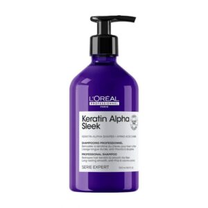 Loreal Keratin Alpha Sleek Champo 500Ml